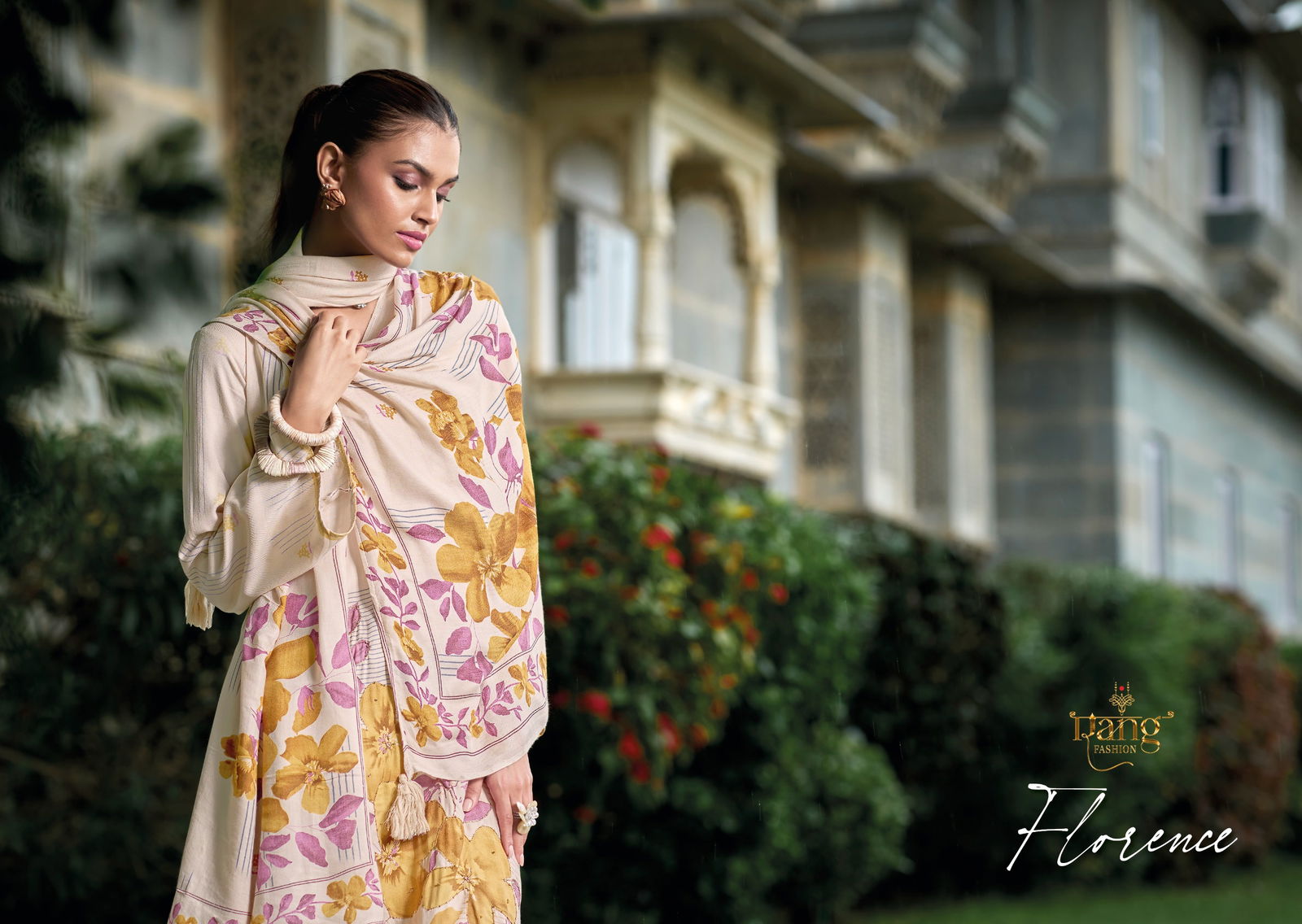 Florence By Rang Wool Digital Printed Dress Material Wholesale Price In Surat